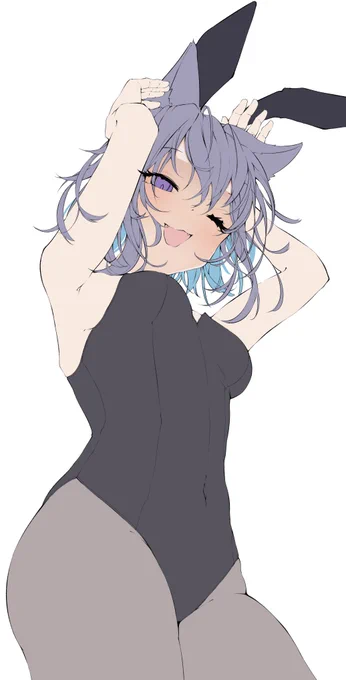 #絵かゆ バニーおかゆんWIP 