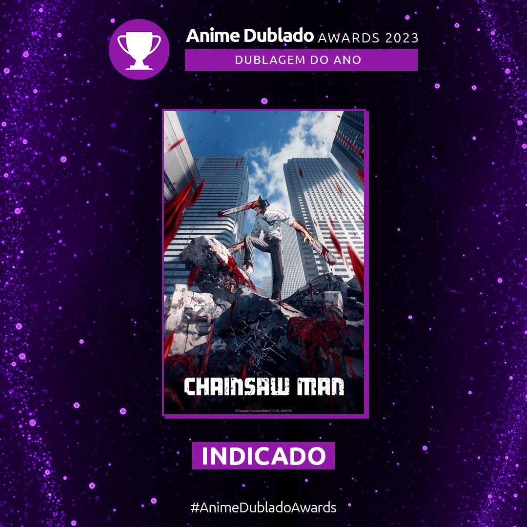 Anime Dublado on X: O 1º indicado a DUBLAGEM DO ANO do Anime