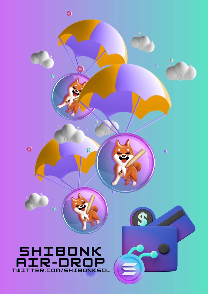 Who wants a $SBONK Air drop? 😍

We wanna know!
➡️Follow <a href="/SHIBONKSOL/">SHIBONK $SBONK</a>
➡️Like and RT
👥Tag a Friend
⬇️Comment your Solana Wallet address Below

#Bonk #BonkInu #SolanaGiveaways #SOL  #SolanaAirdrop #Airdrops #BabyBonkInu #NFT #NFTairdrop #NFTCommunity #NFTGiveaways #SolanaGiveaway