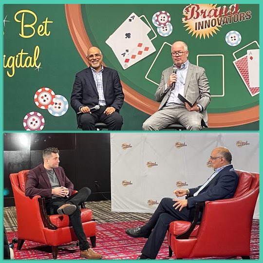 An excellent day of insights and inspiration at <a href="/CES/">CES</a>. My thanks to <a href="/MarkMarshallNBC/">Mark Marshall</a> for the terrific discussion at the <a href="/BrandInnovators/">Brand Innovators</a> Leadership Summit and <a href="/Aerocles/">David Teicher</a> for hosting me at their Fireside Chat. 

Looking forward to tomorrow! #CES #CES2023