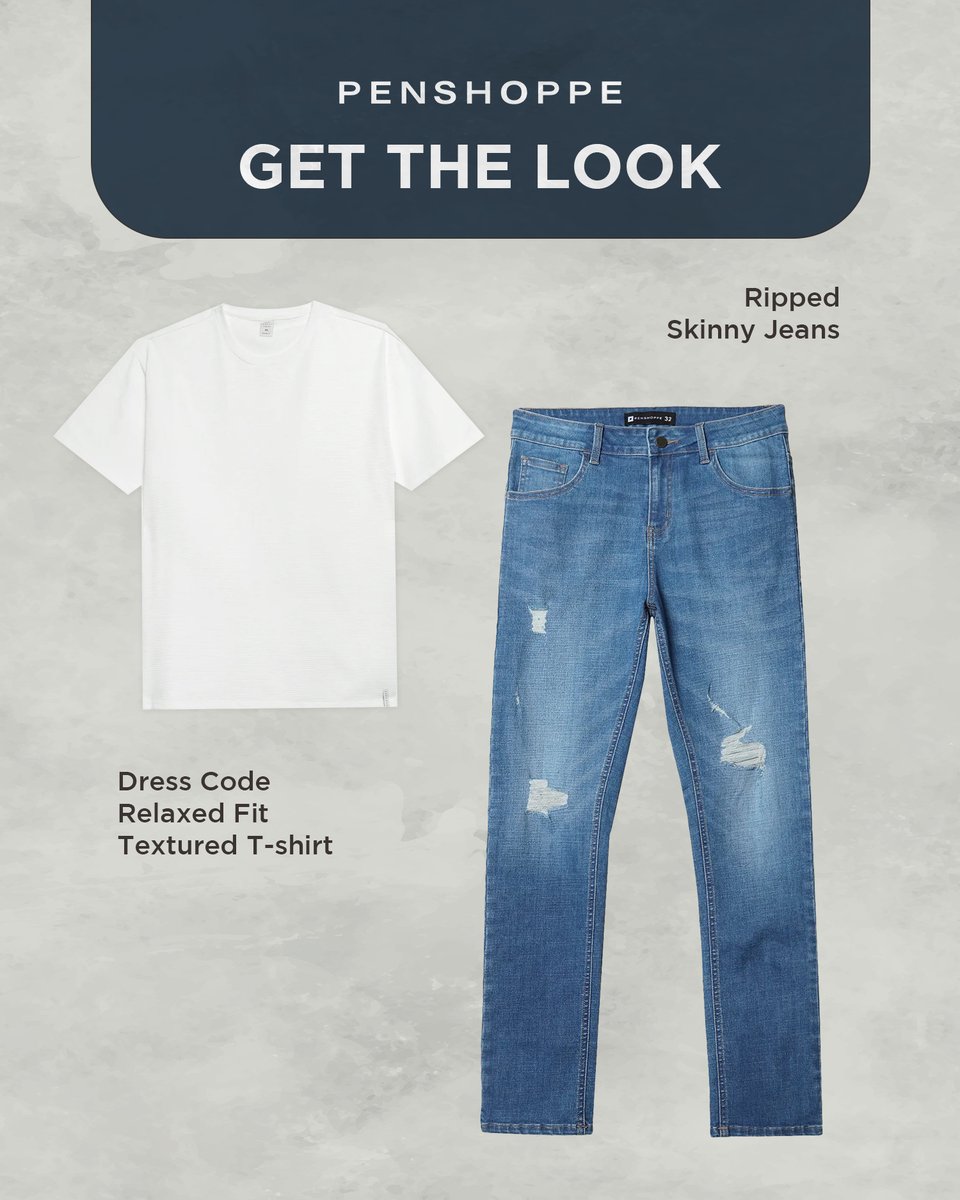 PENSHOPPE's tweet photo. Rock the no-fail denim and white combo as seen on @NCTsmtown_DREAM's MARK. 

Get the look:
🌐 https://t.co/dMvf4gQbfI

Also available on Shopee, Lazada, Zalora, and stores nationwide.

#PENSHOPPExNCTDREAM 

*Prices may vary per country https://t.co/T8KhVZtF6t