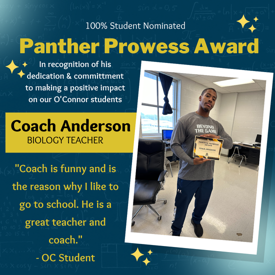 O’Connor HS Athletics (@ocathletics1819) on Twitter photo 💯💯💯💯💯💯
No surprise here! A special congratulations to <a href="/CoachAnderson__/">Coach Anderson</a> for building those relationships and making a difference on our Panthers. 💯💯💯💯💯💯
No surprise here! A special congratulations to <a href="/CoachAnderson__/">Coach Anderson</a> for building those relationships and making a difference on our Panthers.