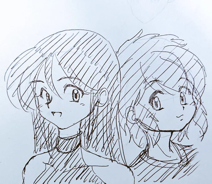 今日のお昼のお絵描き
鉛筆一本紙一枚♪ 