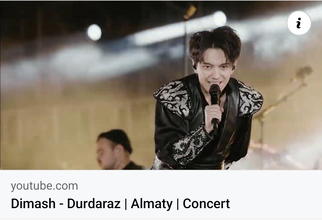 Durdaraz Almaty Concert is now on @dimash_official's YouTube channel

youtu.be/LLtvuGKY1OY
#DimashQudaibergen #DimashConcertAlmaty