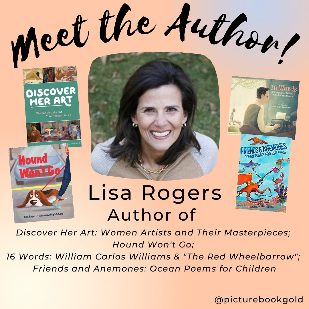 Meet @LisaLJRogers! She’s a former news reporter & elementary librarian, poet, painter, & award-winning #kidlit author with a half-dozen #picturebook #biographies coming your way soon! 🐶🎨✍️
#rhyme #dogbooks #poetry #arteducation #womenartists #booktwt #BookTwitter #nonfiction