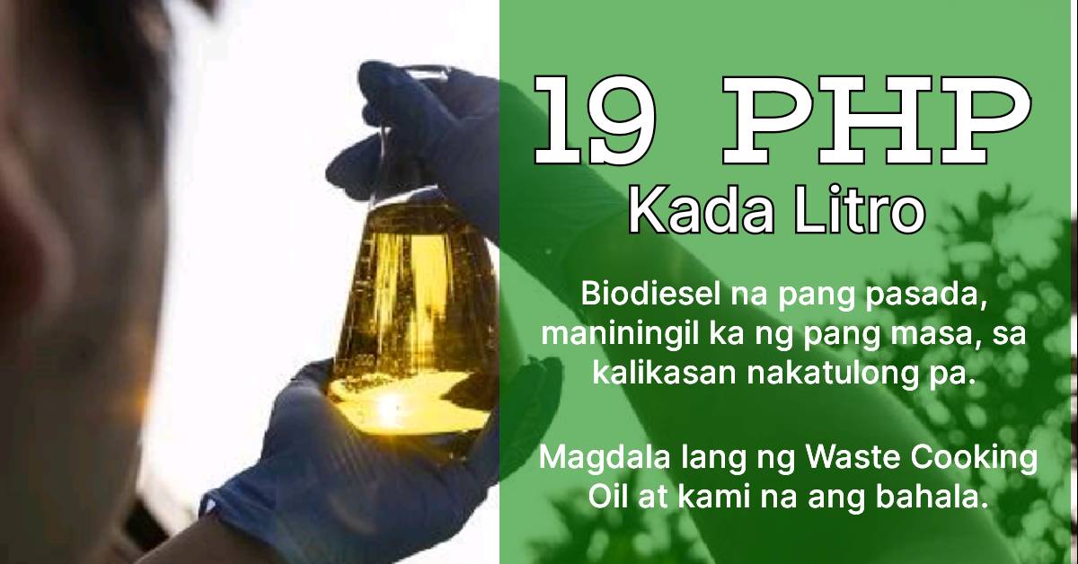 ROADMAP FULFILLMENT!

GE!!! GE!!! GE!!! Mga kababayan, laban na. Open na sa publiko. Abante! 19 lang kada litro. Dala lang kayo ng mga patapong pinagprituhan. Kami na ang bahala. May prayers at basbas pa na kasama. 

Mag mensahe lang. Pababain natin ang pamasahe!
