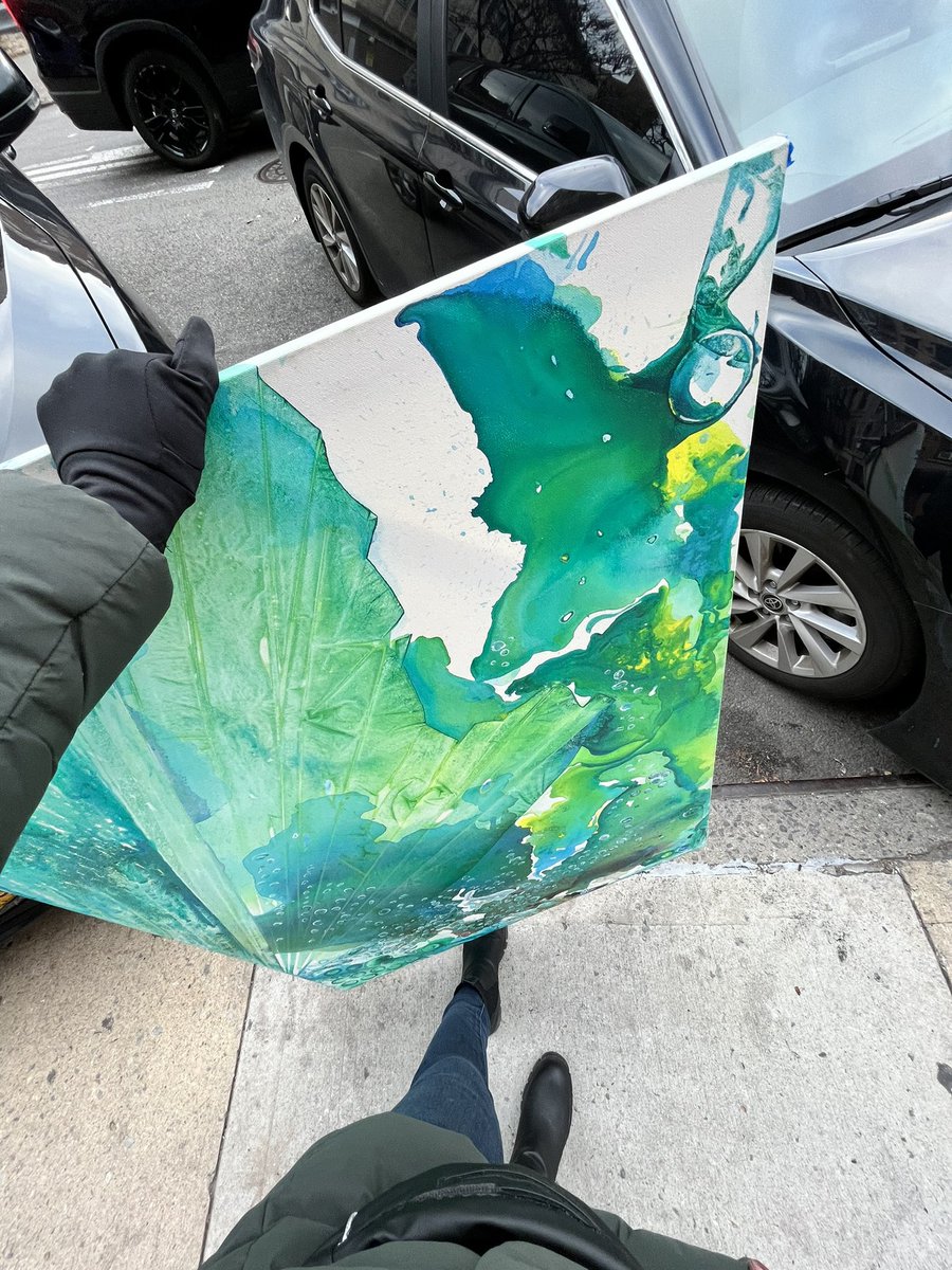 Rumor: My painting “Environmental Considerations” will appear in #AvengersSecretWars ANoelleJay.com/original-art-p…