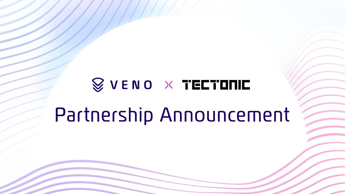 Keeping the momentum going 🫡

@venofinance 🤝 <a href="/TectonicFi/">Tectonic.cro</a> signs Partnership

$LCRO will be available for lending and borrowing on <a href="/TectonicFi/">Tectonic.cro</a>

This helps to build up deeper liquidity and offer composability for $LCRO

More details to come 💪