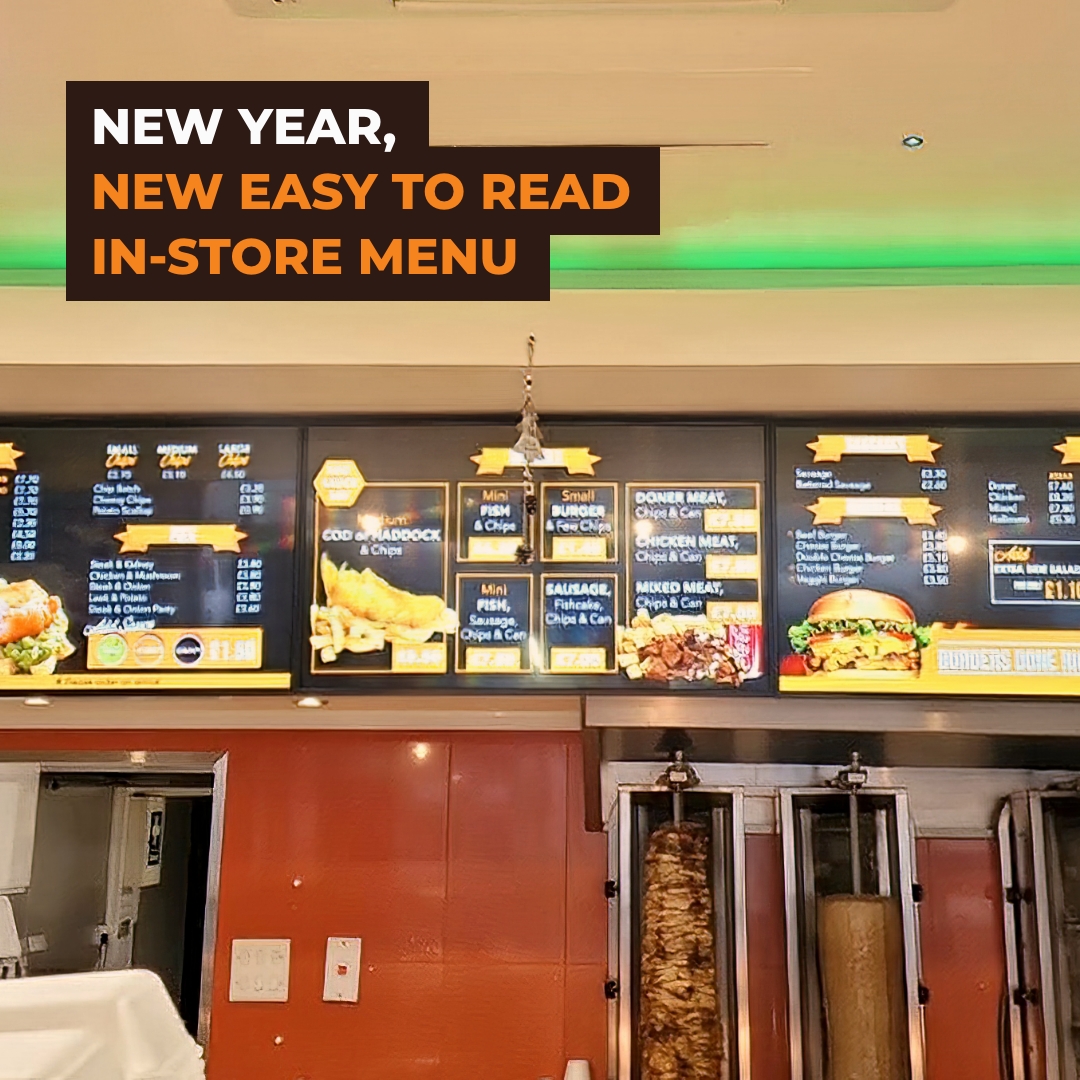 stjohnsfishbar's tweet photo. New year, new easy to read in-store menu just for you. 😄

Visit us in store today and find your faves, quickly and easily on our menu. 

#stjohnsfishbar #warwickfishandchips #fishandchips #stjohnnewmenu #fishandchipswarwick #easytoreadmenu https://t.co/VTvdirS7qa