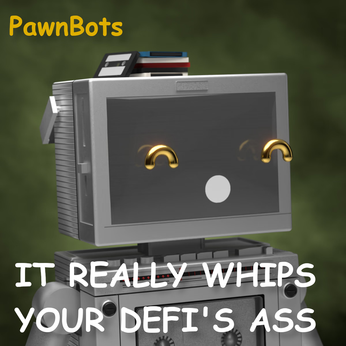 muchfungible's tweet image. Can you figure 4 elements of the 90's in this?
@PawnBots
 #pawnbots #hifiecosystem #memenft #NFTs #NFT