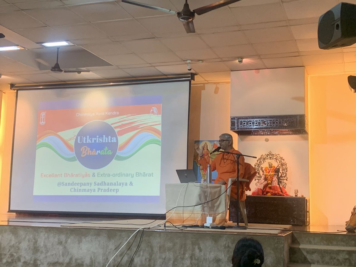 chykmumbai's tweet photo. A Chinmaya YuvaKendra Winter Camp with Swami Swatmananda ji and YEP 13 Yuvaveers. From 31st December’ 2022 - 1st January’ 2023 at Sandeepany Sadhanalaya, Mumbai https://t.co/sxBfMqmFGO