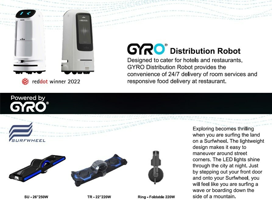 Dany_Kino's tweet photo. ¡Los robots llegan a los hoteles y restaurantes de EEUU este año! #GYRO anunció que a lo largo de 2023 llegarán los robots de servicio #GYRODistributionRobots junto con los dispositivos de movilidad personal #SurfWheel y #GYROOR 🛴 #CES2023 https://t.co/6X9dk0Ldwn