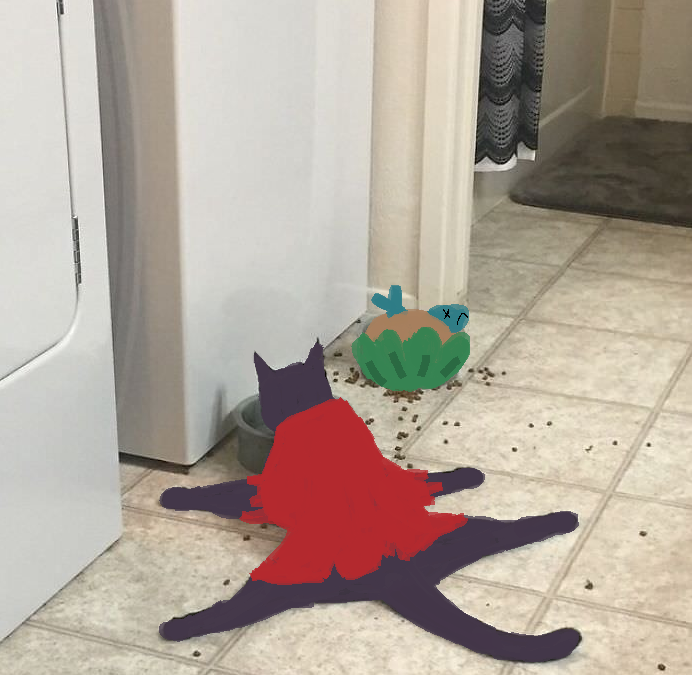 azul62407895's tweet photo. #cultofthelambfanart 
#Narinder 
narinder being a cursed cat part 2 https://t.co/W5sExHs6zX