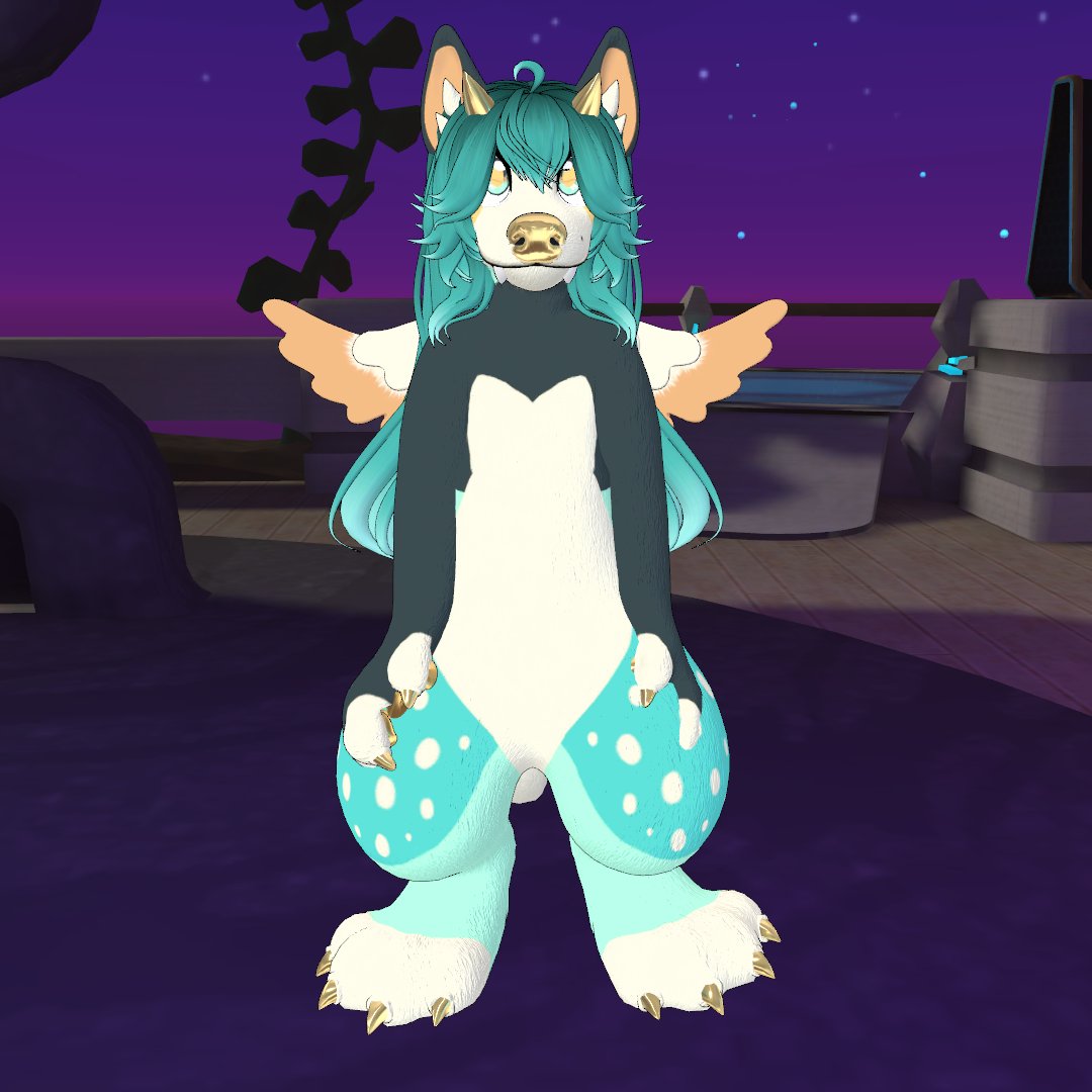 mintysaurs's tweet photo. Totally obsessed with the retexture I got from @PrincessTe_TV using @bubblegumbark's base! 

I am shocked that they only have 30 followers with how exceptionally talented they are Q_Q

Will do a proper photo shoot of my gal.. as soon as I figure out how to take good selfies

🧵⬇️ https://t.co/LjylZMr32m
