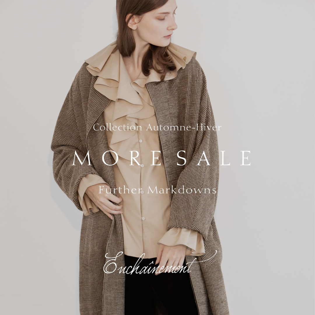 【新品】アンシェヌマン（ルジャルダン）ノーカラーコート Enchainement アンシェヌマン（ルジャルダン）ノーカラーコート 【公式