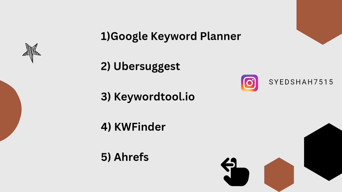 syedshah751586's tweet image. Keyword Research tools 15  application and website #keywordsearch #keywordmarketing #keywordrecherche #keyword #keywordoptimization #keywordresearchtips #keywordcanva #keywordplanner #keywordresearch #keywordboa #keywordanalysis #keywordranking #keywordplanning @syedshah751586