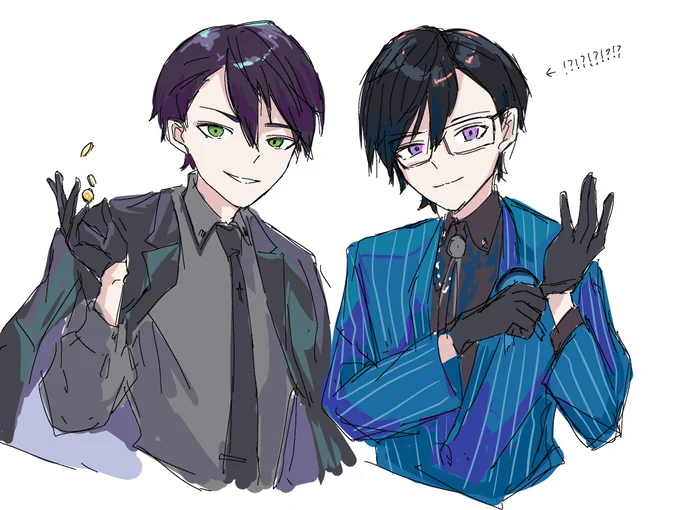 シッキーの新ビジュ良すぎたよねって落描き...マジェと並べたいよね... 