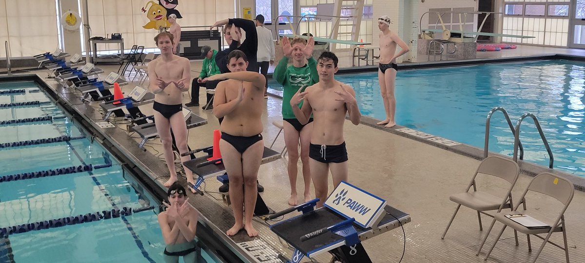 PNDGirlswimdive's tweet photo. The PND boys swim team is continuing to swim lights out!!! We are whooping them in practice and they keep responding so well!!! 2 meets down this week. Next up:Charger Invite. #DEPICT #WTW https://t.co/FteGLioGC9