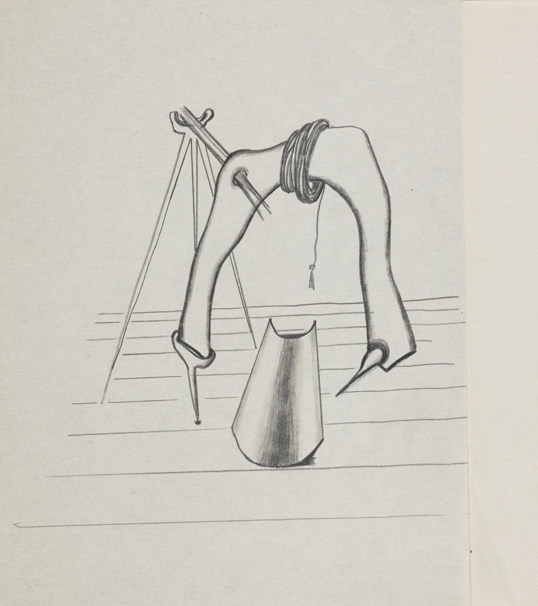 NatGalleriesSco's tweet photo. In the last two years, we have been lucky enough to have been gifted not one, but two, small collections containing personal ephemera, photographs and sketches by the Surrealist poet and painter, Edith Rimmington (1902-1986). 🎁 https://t.co/uLQ4VjrISI