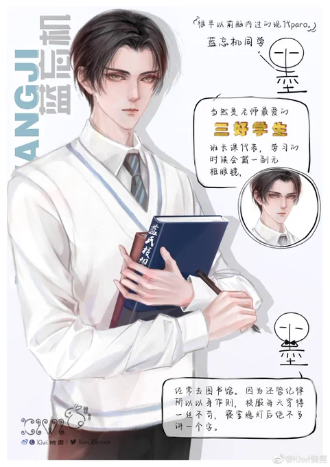 Modern au Wangxian
" 一个墨香脑内过的现代paro校园忘羡。"
#魔道祖师 #忘羡 #MDZS 