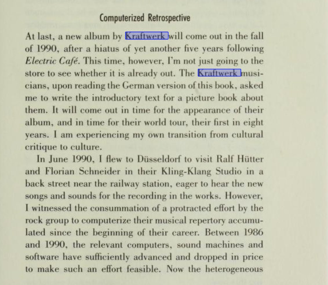 Kring 1990 planerade Kraftwerk att göra en bilderbok. Konsthistorikern Otto Karl Werckmeister ombads skriva texten och bjöds in till Kling Klang och fick lyssna till det som blev The Mix.
