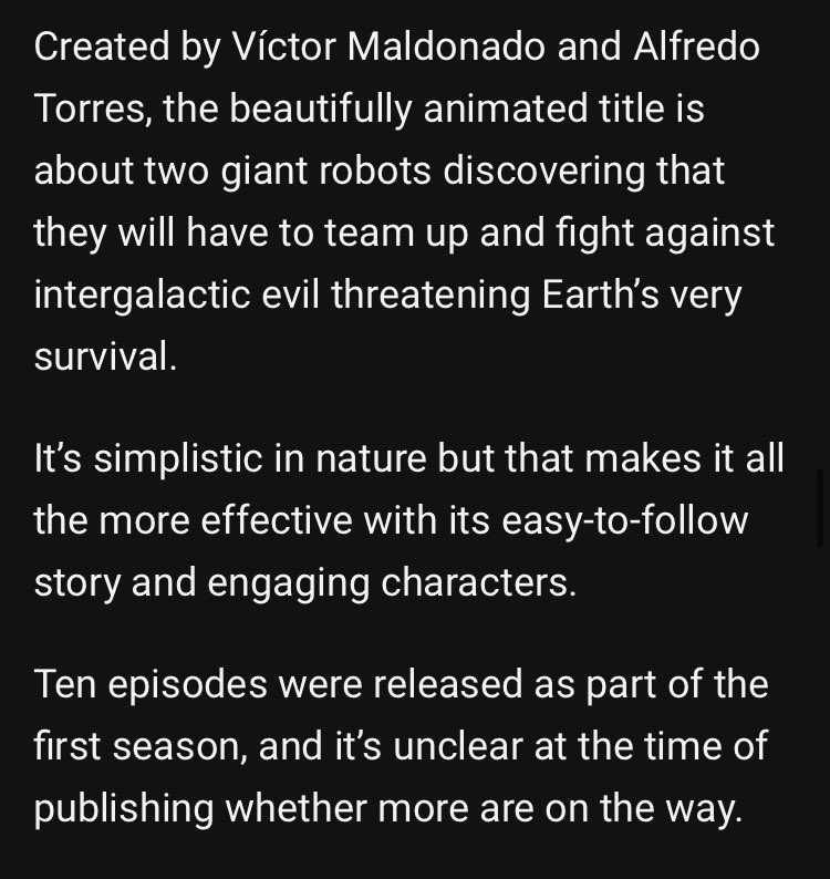 Shir0nnN's tweet photo. HIDDEN GEMS THAT MIGHT HAVE BEEN MISSED IN 2022:
Go Stream Super Giant Robot Brothers NOWWWW!!! (ONCE you start you’ll beg for a season 2)
#underrated #Netflix #NetflixSeries #AnimatedSeries #Supergiantrobotbrothers #SGRB https://t.co/SZ9Dif8An9
