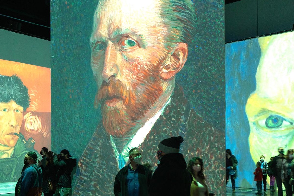 NickImberyPhoto's tweet photo. A few images from the Beyond Van Gogh exhibit held in Portland, Oregon earlier this year. Definitely a must see if you ever have the opportunity #Portland #Oregon #vangogh #Art https://t.co/Dbl7R4nyNE