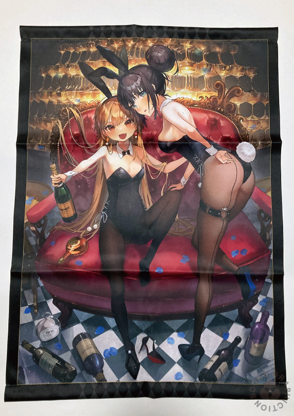 「【1/10〆切】『くろバニーCLUB』受注生産グッズタペ校正紹介⑦どうしま()徹」|GRAPHICTION BOOKSのイラスト