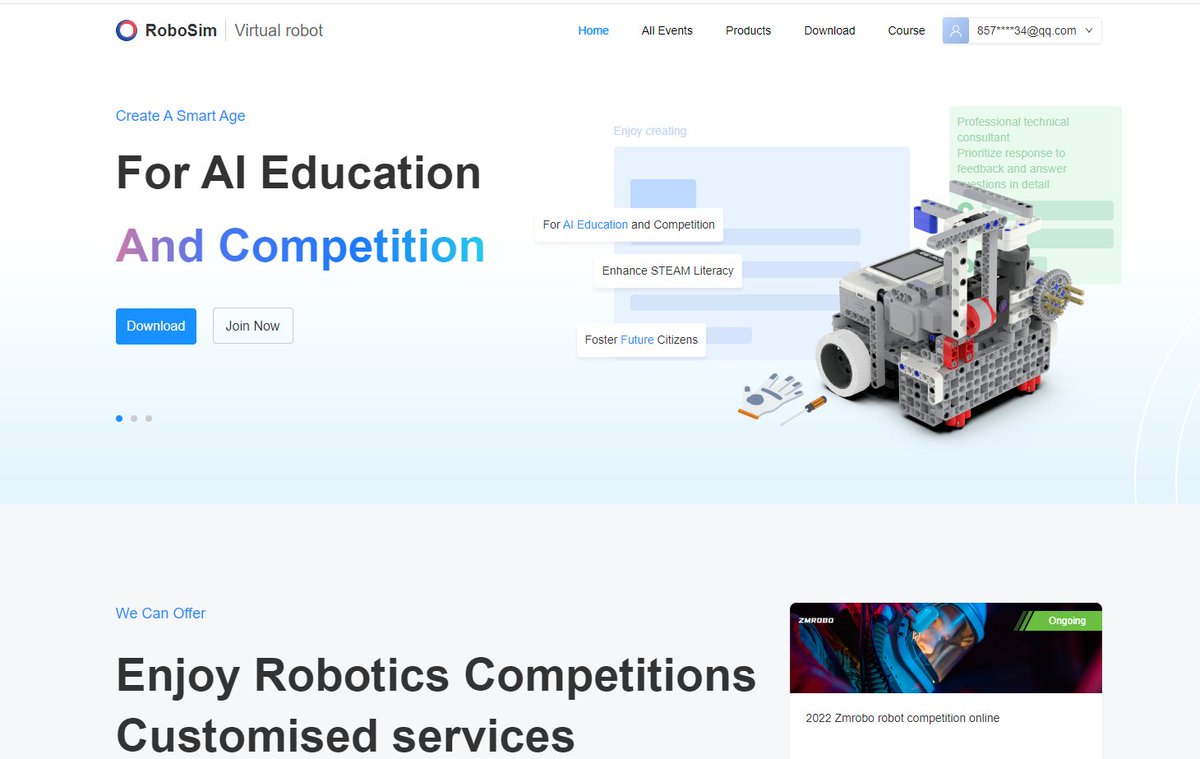 zmrobot's tweet image. Step by step to update, more better experience in virtual simulation robot software. 
RoboSim: robosim.stemtown.com, welcome to test. 
#Robot #STEM #AI #Virtual #software #RoboSim #build #program #code #EducationRobot #STEMforKids