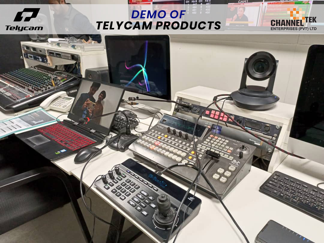 ChannelTek's tweet photo. Introducing @Telycamptz range of NDI-HX Live Streaming &amp; Video Conferencing Products in Pakistan.

Contact for Demo +92-3-111-567-111 or Sales@ChannelTek.com

#ChannelTek #Telycam @HasanNaeem @SJahanzebimam @absarmujtaba1 @Kamrana54736144 @smubashirimam https://t.co/NRHFbSpg6c