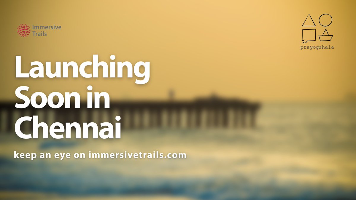 ArchaeoNomad's tweet photo. Super excited to announce that @immersivetrails will soon be launching #WalkingTours in #Chennai with our partners #Prayogshala, which is a collaborative of brilliant young #architects spread all across #India. Cannot wait to take this small step out of #Kolkata! https://t.co/5BGUjZJfdy