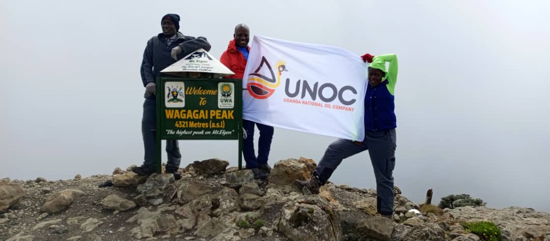 The UNOC flag flying high at Wagagai peak.
#2022Recap