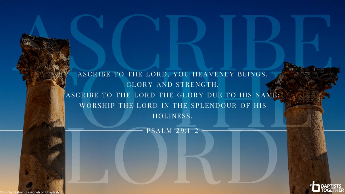 baptistuniongb's tweet photo. #lectionaryreflections
Psalm 29: Ascribe to the Lord, you heavenly beings, ascribe to the Lord glory and strength. Ascribe to the Lord the glory due to his name; worship the Lord in the splendour of his holiness.
All reflections are free, simply visit: https://t.co/d43ifTO9CJ https://t.co/Flmuj3gAvR