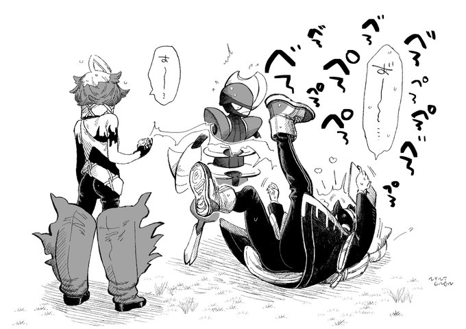 ちょっとだけぴにゃめろちゃん
めろちゃんのへる、進化前からピくんに懐いてたら可愛いな 