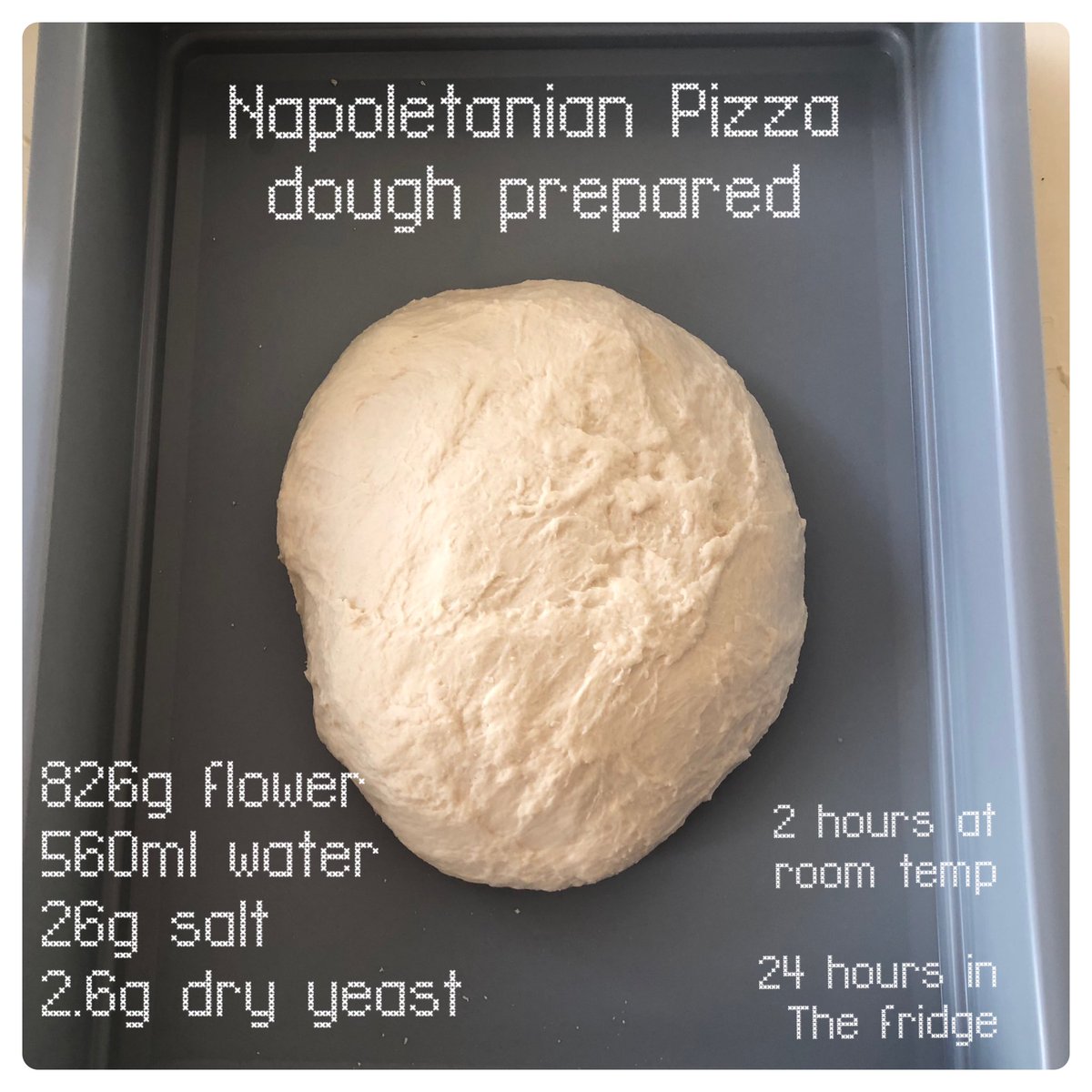 EGLDNinja's tweet photo. Today again something else then #crypto for #Recreation.

Prepared napolitanian #pizza dough - 5x32cm pizzas

Now it’s resting 2 hours at room temperature, then 24 hours fermentation in the fridge.

Results tomorrow 🍕 

#cryptocook #cryptocooking #cryptocommunity #egldcommunity https://t.co/c9uUOrE8Rc