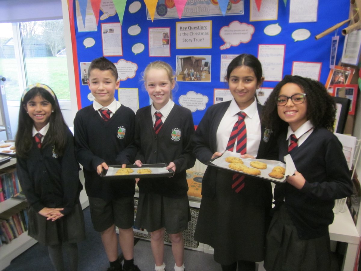 sonningprimary's tweet photo. Year 5 have been using their maths skills, by scaling up and scaling down quantities of recipe ingredients. This resulted in some very yummy chocolate chip cookies. #MathsSkillsForLife #Scaling #MultiplicationFacts https://t.co/Q1W4pbPrfQ