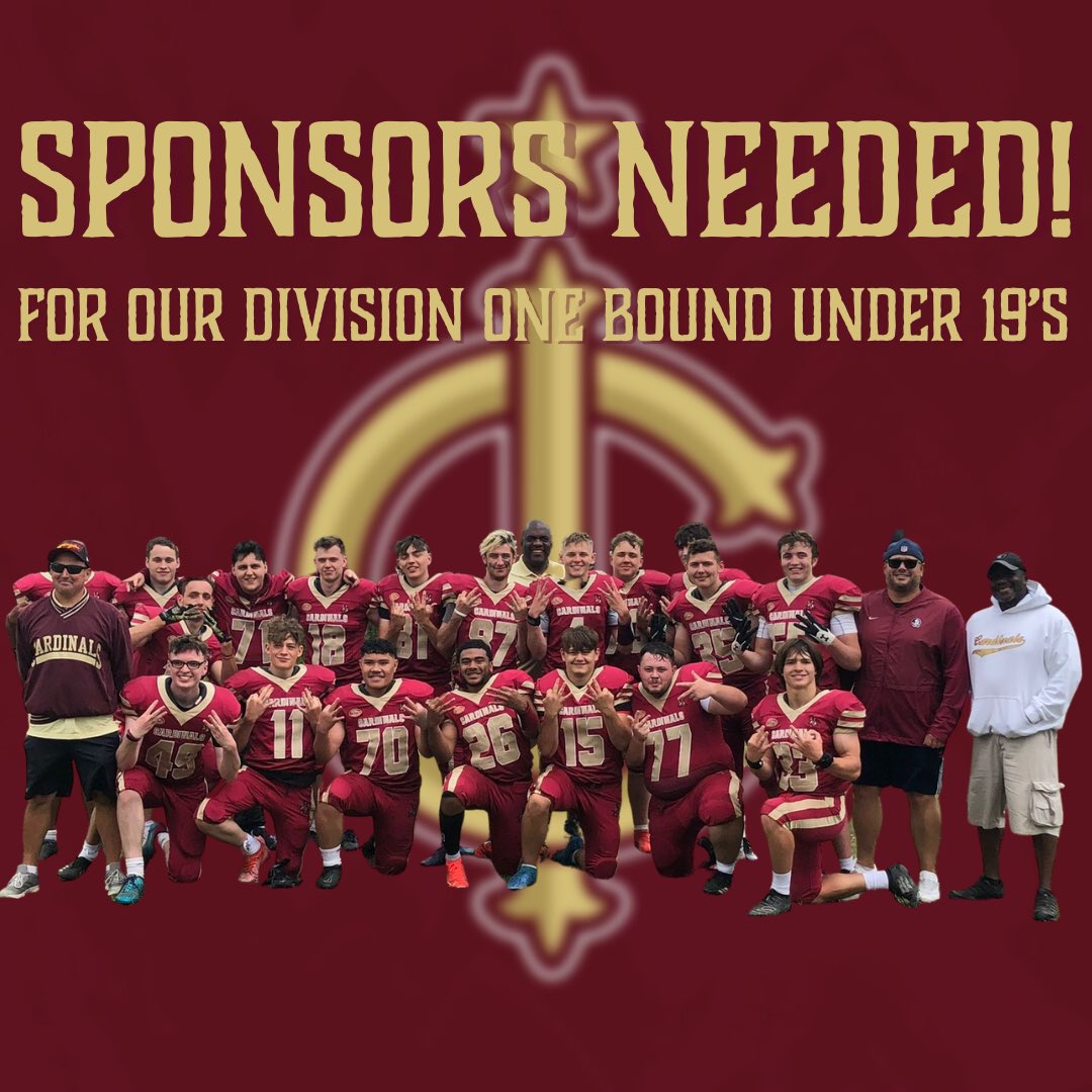 IpswichCardinal's tweet photo. Would your company be able to help provide a new kit for these boys to wear whilst playing against some of the best teams in the nation. If you would like to discuss potential sponsorship packages then get in contact with club Chairman via email Ipswichcardinalschairman@gmail.com https://t.co/3G4vwobk4c