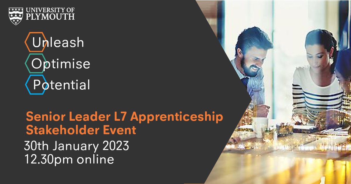 Apprentice_UoP's tweet photo. Happy New Year!!

We are back, with an exciting way for you to kick off 2023!!
Join us on the 30th January to explore our #SeniorLeader #MBA #Apprenticeship.

Register here: https://t.co/q6AyCXnw4e

#degreeapprenticeship  #workbasedlearning #seniormanagement https://t.co/7ix6RlV7ro
