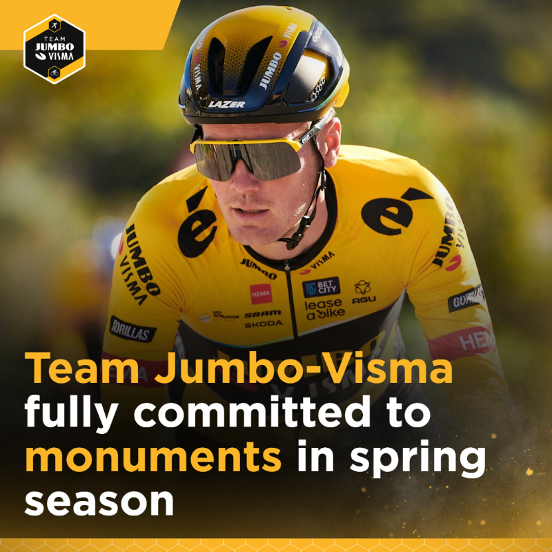 vismaleaseabike's tweet photo. Dreaming about monumental wins. 💭

With the addition of @DylanvanBaarle, our team for the spring classics is stronger than ever! 💪