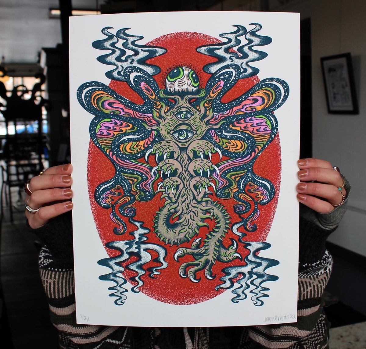 jamprints_'s tweet photo. Ellloo Twittaaa 
Promoting some of my art! Like, share, retwat, retweet, retwit, sharing is caring no matter how you do it. Thank you so much! Website is currently live: https://t.co/lUXLq8TPo6 💖🍒⭐️🌈🌶️🫘🍾 https://t.co/s4e4qUvUsI