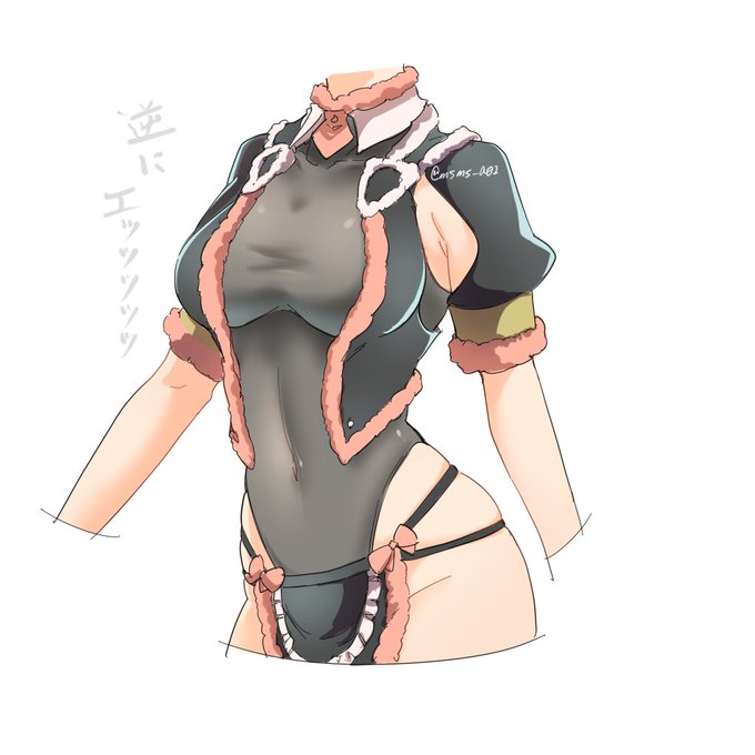 エッッッッッな衣装が全年齢向けにリメイクされるとき大人の事情で布面積が増えるけどこういう増やし方なら逆にエッチで好きだよっていう絵 