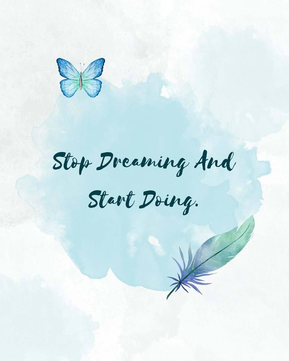 Stop dreaming and start doing! 
#mentalhealthday #GlobalGoals #mentalhealth #mentalhealthmatters #mentalhealthawareness #merrychristmas #GlobalGoals #MentalHealthDay #HappyNewYear2023 #learning #leadership #selfcare #empowerment  #Simplicity #success  #successmindset #failure