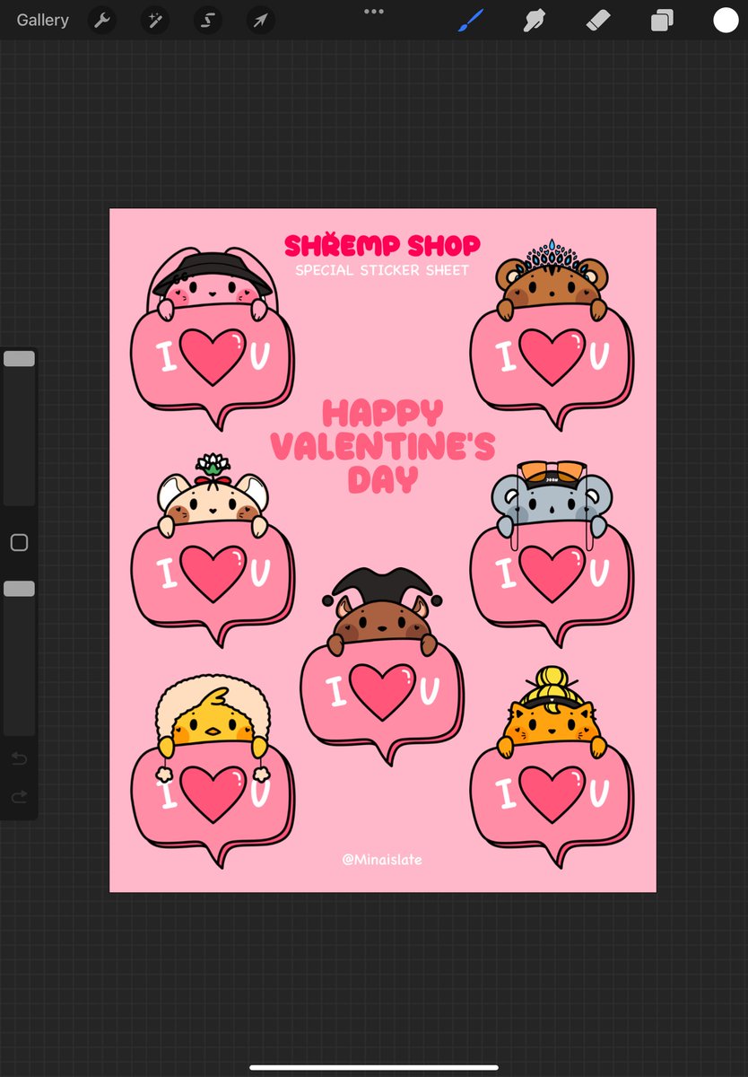 MinaIsLate's tweet photo. These sticker sheets will also be available tomorrow. Only made 20 for Jan-Feb update 💗 https://t.co/QsiwjItmp7