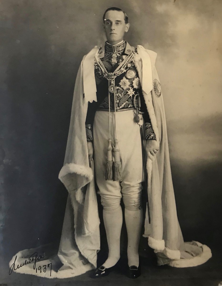 DailyArtWithM's tweet photo. 5 January, 1952:
Lord Linlithgow, Viceroy of #India from 1936-1944, died #OTD in 1952. (longest serving Viceroy of India)
During his reign:
☑️ Jinnah's 2 nations theory
☑️ launch of Quit India Movement
☑️demand of 'Divide & Quit'
#History #LordLinlithgow #OnThisDay #viceroy https://t.co/G391FgWqT1