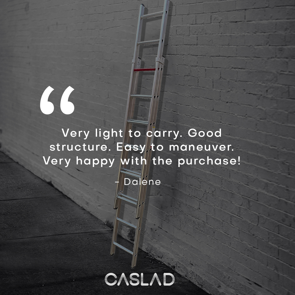 caslad_sa's tweet image. With a safe working load of 115 KGs, rubber non-slip feet and and aluminium locks; our CE900 Industrial Extension Ladder never disappoints. See the full specs 👉 bit.ly/3XbTBTB  #WarehouseEquipment #Ladders #ExtensionLadder