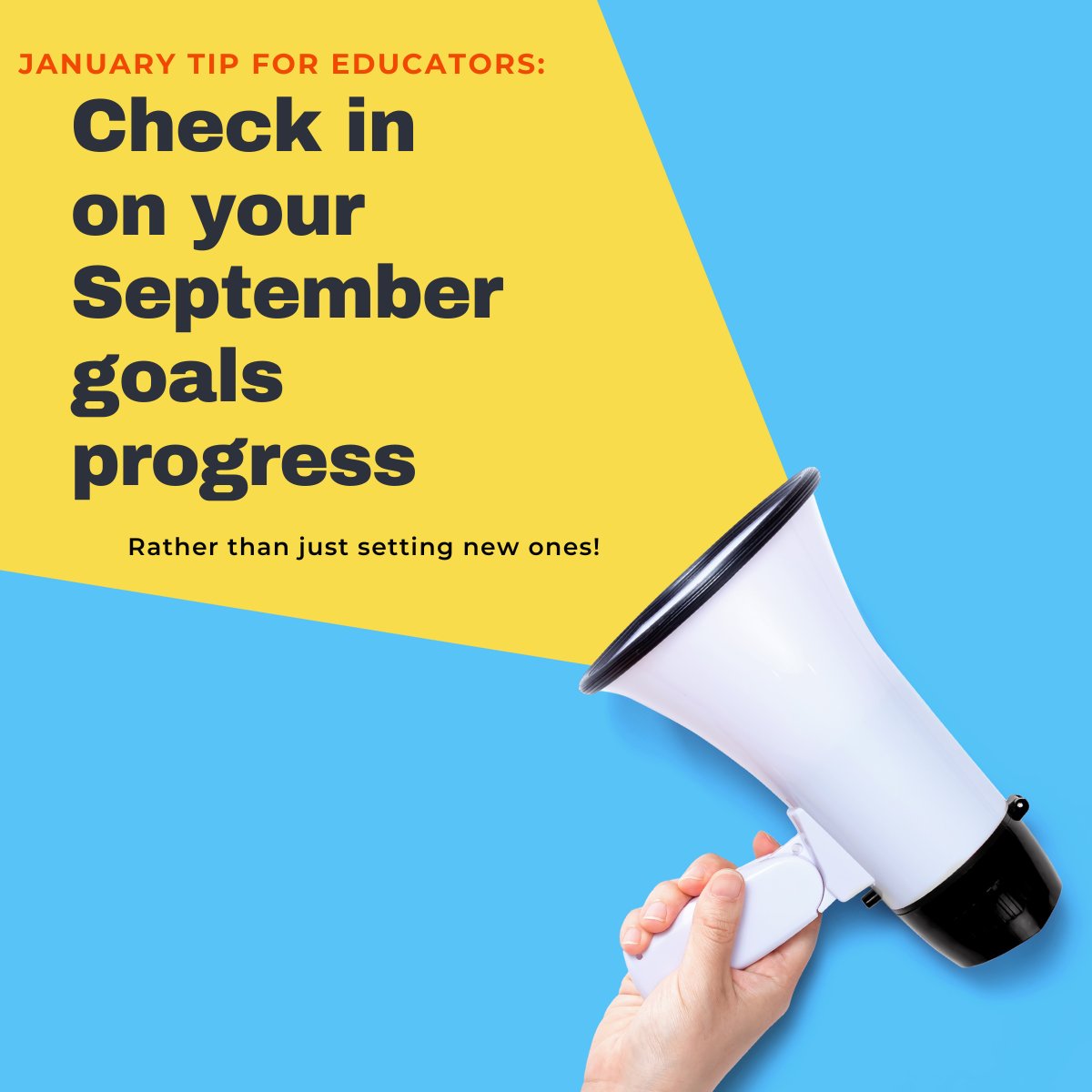 To Educators January can feel similar to September. Time to take an honest inventory on how you are doing and see where adjustments can be made. Don't forget to add some goals related to self care too!
#education #leadership #teaching #goals #growthmindset
