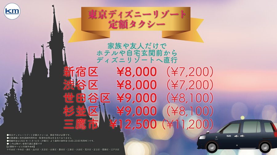 定額料金で利用できる観光ガイド付きタクシー観光 東京観光タクシー Kmタクシーの国際自動車