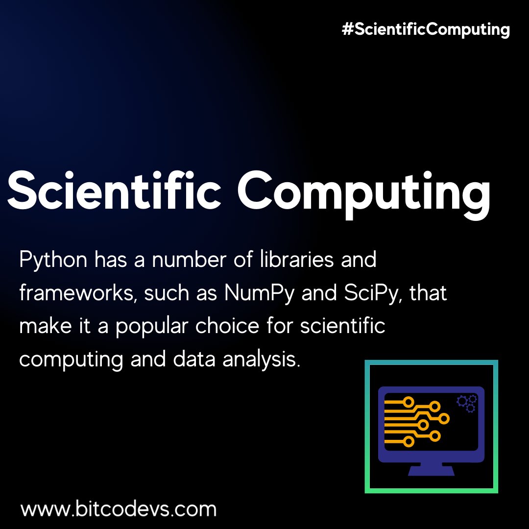 #pythontrendsin2023  #machinelearning #webdevelopment #Scientificcomputing #devops #python3 #asyncio #python #bitcodevs #digitalsolution