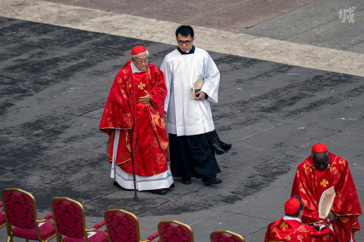 Cardenal Zen en Roma, este enero