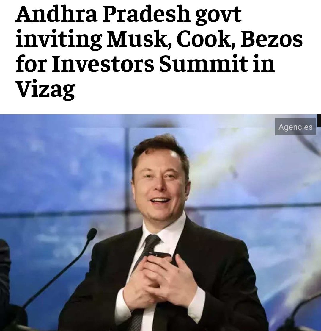 Andhra Pradesh government inviting for its Global Investors Summit (GIS) to be held in Visakhapatnam on March 3 and 4 this year to attract investments on large scale 👍 #VizagIT